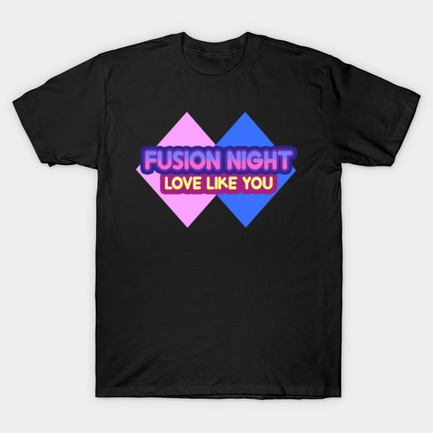 Pink Blue Fusion Night Steven Universe T Shirt
